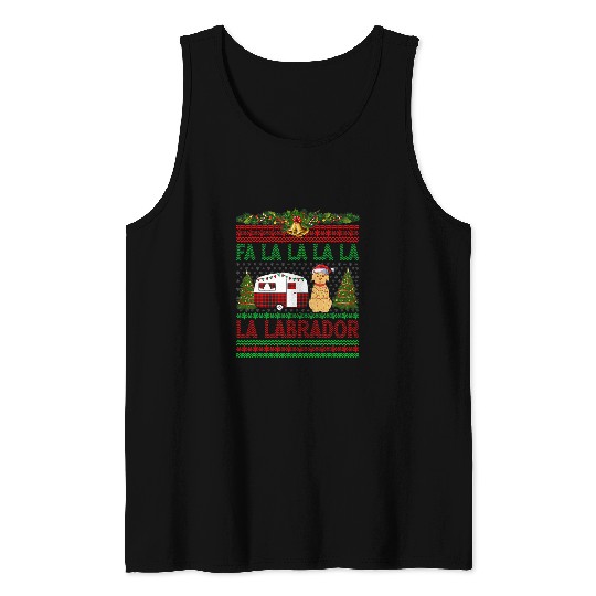 Labrador Lab Dog Fa La La La La La Labrador Tank Tops