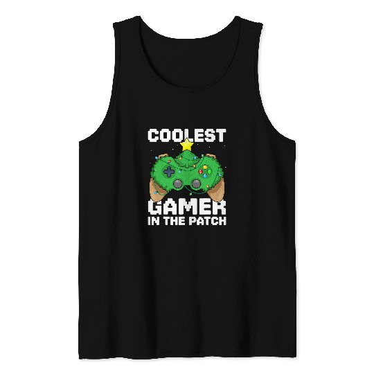 Video Game Controller Christmas Coolest Gamer In The Patch 31 Tank Tops