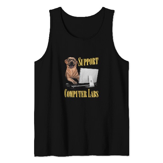 Teacher Job Computer Science Teacher Labrador Retriever Owner Programmer Tank Tops