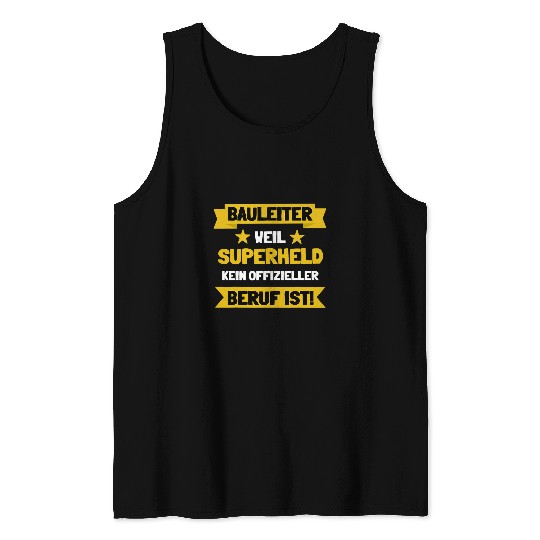 Construction ladder construction site ladder work road builder gift Tank Tops