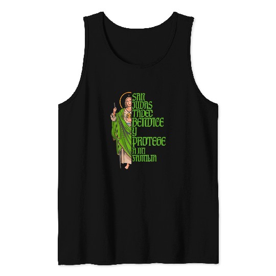 San Judas Tadeos San Judass Mexican Tank Tops