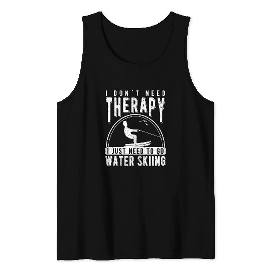 Skiing Ski vintages Snowboarding Moon Snow Snowboarder Gift Tank Tops