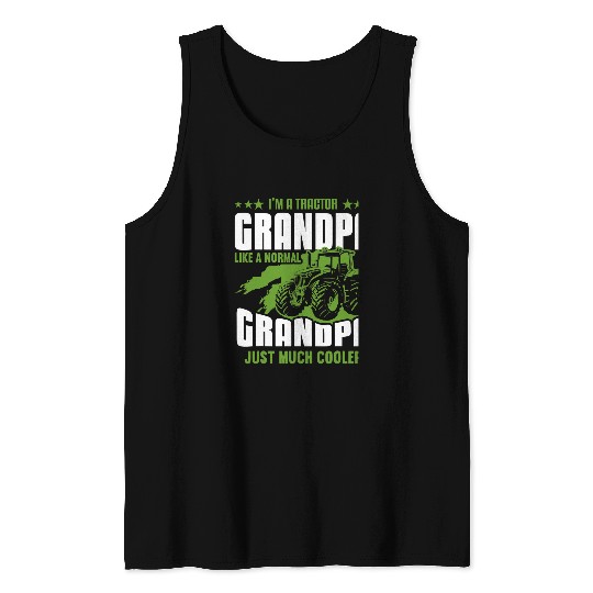 Tractor driving Mens Funny Agriculture Farming Quote For A Tractor Farmer Grandpa 2 Tank Tops