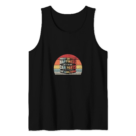 Retro Can Buy Car Parts Car Guy Car Lover Auto Mechanic Tank Tops