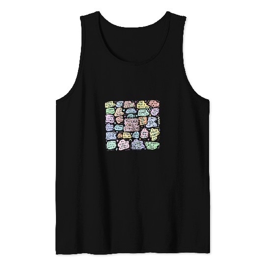 Daily Affirmation Teacher Appreciation Back to School Tank Tops