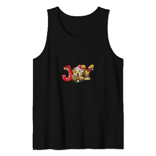 Labrador Lab Dog Joy Christmas Labrador Dog Santa Xmas Tank Tops