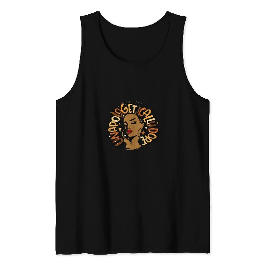 Unapologetically Dope Black Pride Melanin African American 26 Tank Tops