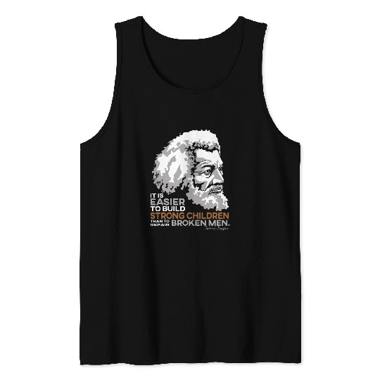 Frederick Douglass Pride Quote Gift For Black History Month Tank Tops