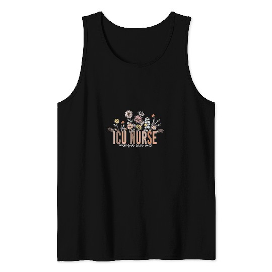 ICU nurses Intensive Care Unit NICU nurses Appreciation Tank Tops