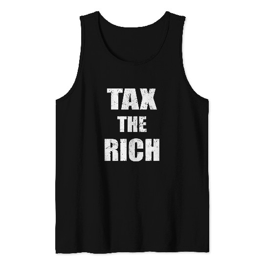 Tax The Rich vintages Retro Cancel Student Debt AOC Tank Tops