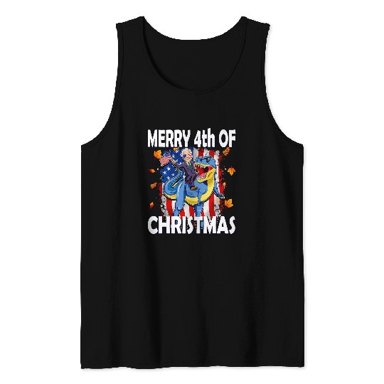 Merry 4th of Christmas Funny Joe Biden Christmas 106 Tank Tops