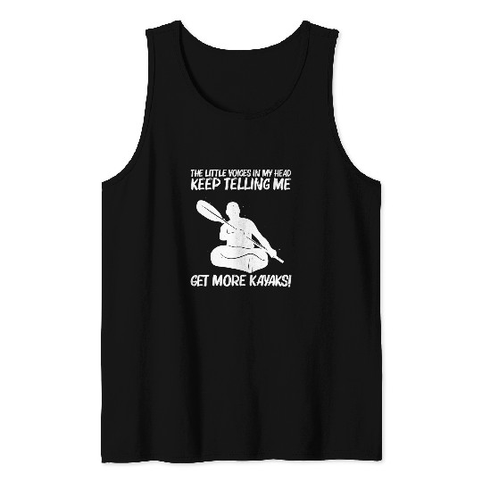 Kayak Water Funny Kayak Design For Men Women Kayak Boat Kayaking Lovers Tank Tops