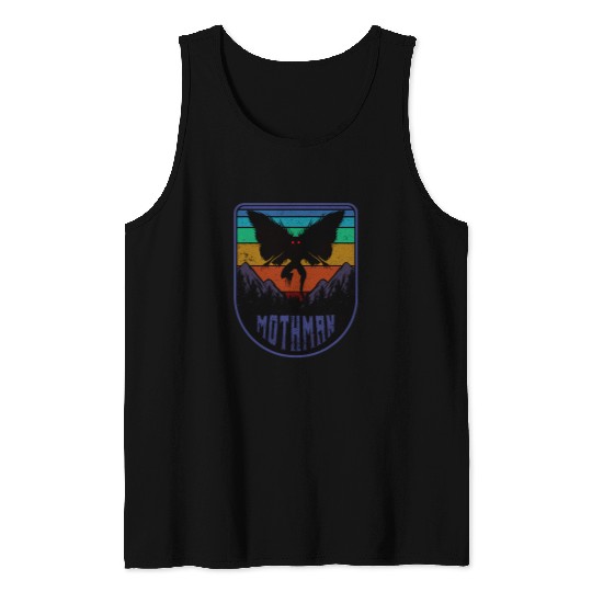 Mothman Cryptid Humanoid Creature Cryptidcore Folklore 78 Tank Tops