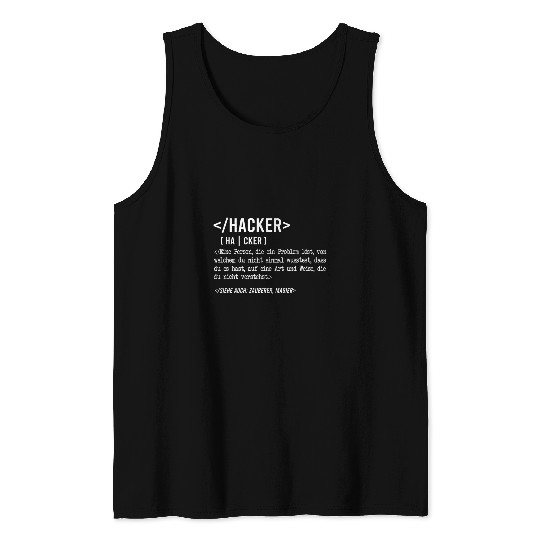 solves problem programmer computer scientist Tank Tops