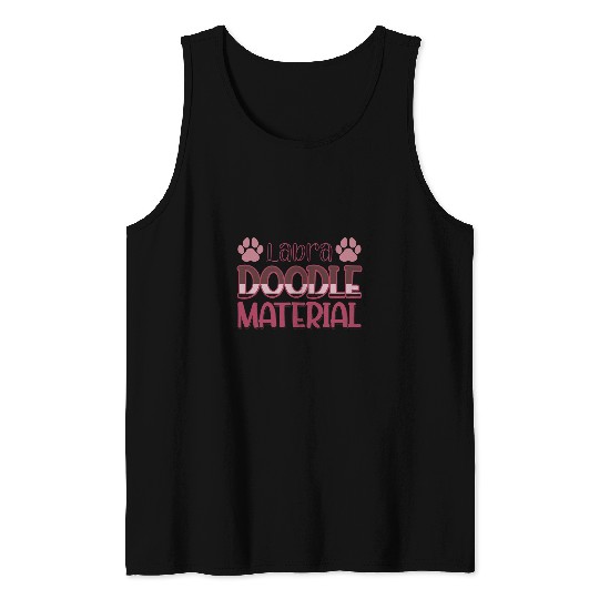 Labradoodle Material Dog Copy Copy Tank Tops