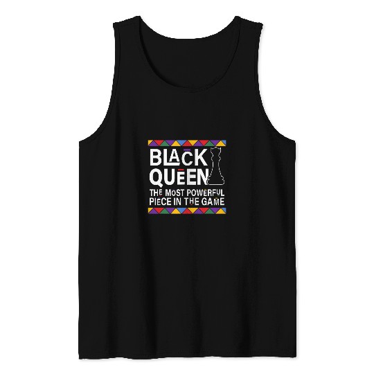 Black History Month Black Queen Pride African American Tank Tops