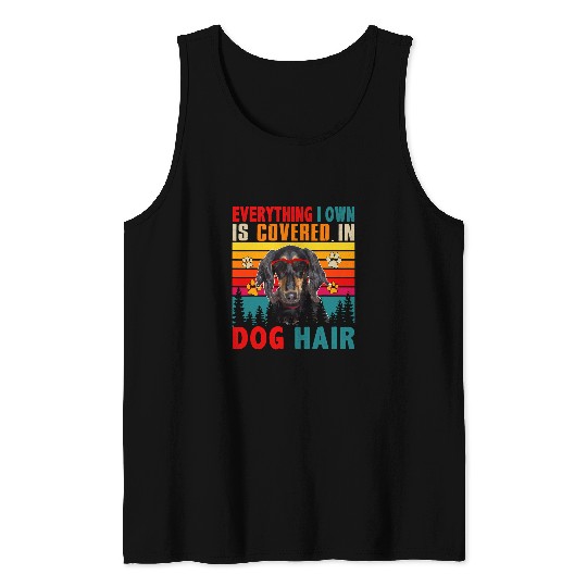 vintages Everything I Own Is Covered In Dog Hair Saluki Tank Tops