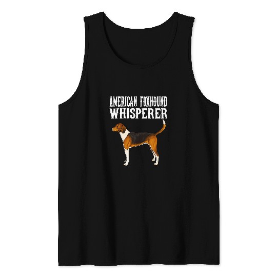 Funny American Foxhound Whisperer Dog Lover Tank Tops