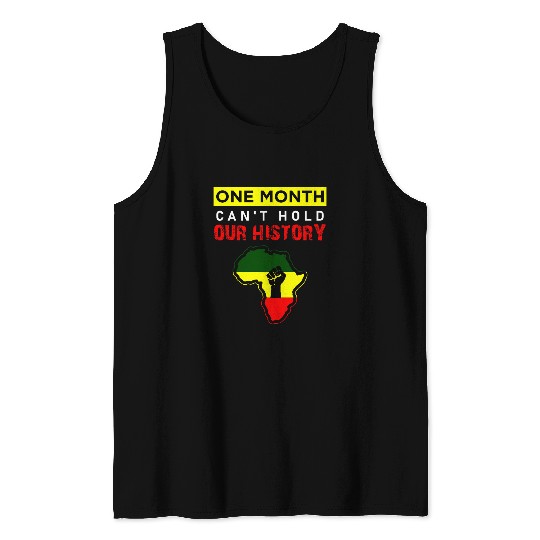 Black History Month Apparel BLM Pro Black Power Fist 2 Tank Tops