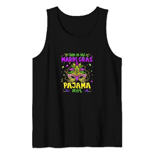 This Is My Mardi Gras Pajama New Orleans carnivals 2 Tank Tops