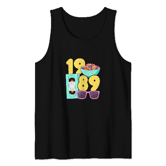 Grad Class 1989 Cinema Student 80s Movie Film School Reunion 1 Tank Tops