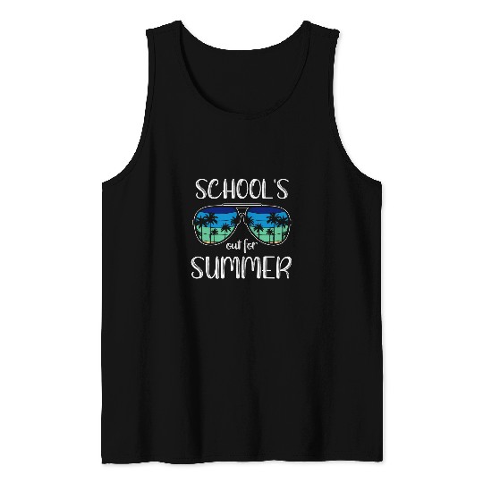 Schools Out For Summer Teacher Summer 1 Tank Tops