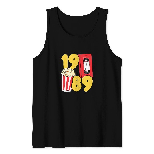 Grad Class 1989 Cinema Student 80s Movie Film School Reunion Tank Tops