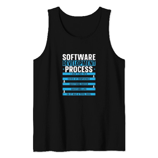 Software Engineer Computer Programmer Programming Code 8 Tank Tops