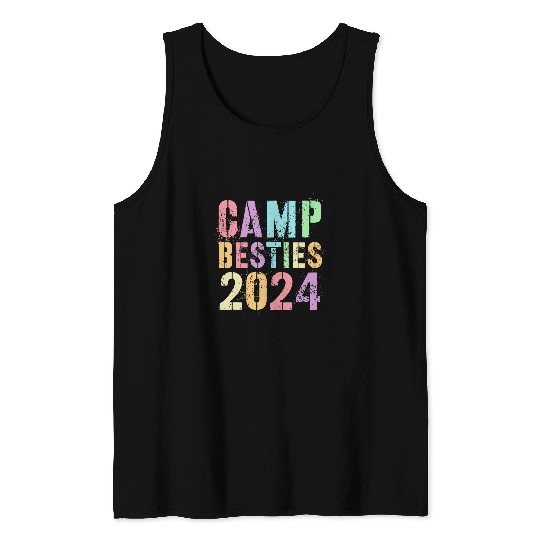 vintages CAMP BESTIES 2024 Mama CampGroup nurses Tribe 2 Tank Tops