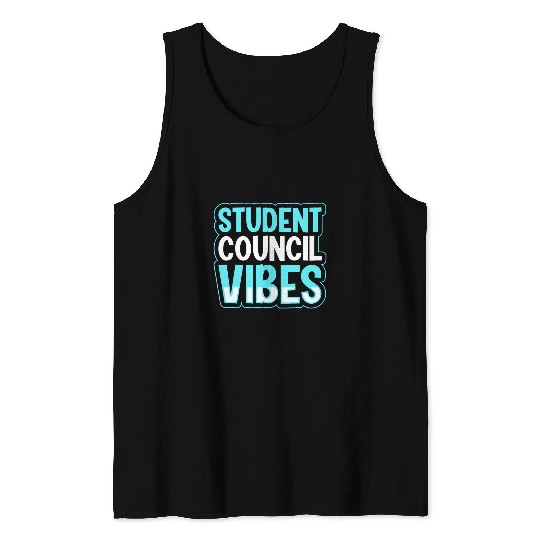 Student Council Vibes 4 Tank Tops