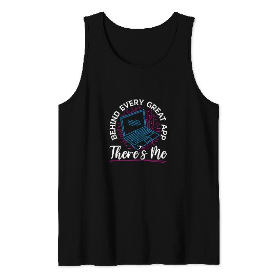 Software Engineer Computer Programmer Programming Code 7 Tank Tops