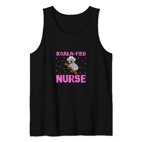 eaRNed it nurses Nursing Graduate Koala nurses Tank Tops
