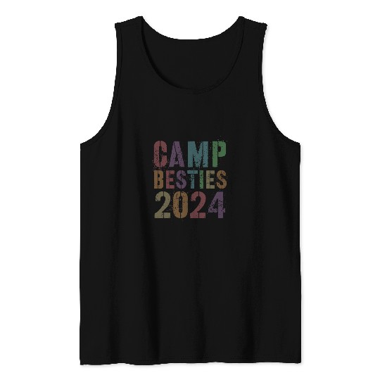 vintages CAMP BESTIES 2024 Mama CampGroup nurses Tribe Tank Tops