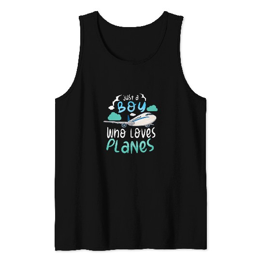Pilot Aviation Airplane Airline Future Pilots Airplane Kid 3 Tank Tops