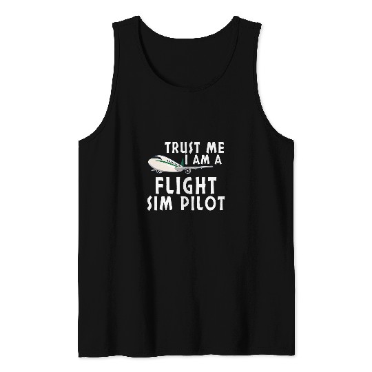 Pilot Aviation Airplane Airline Future Pilots Airplane Kid Tank Tops