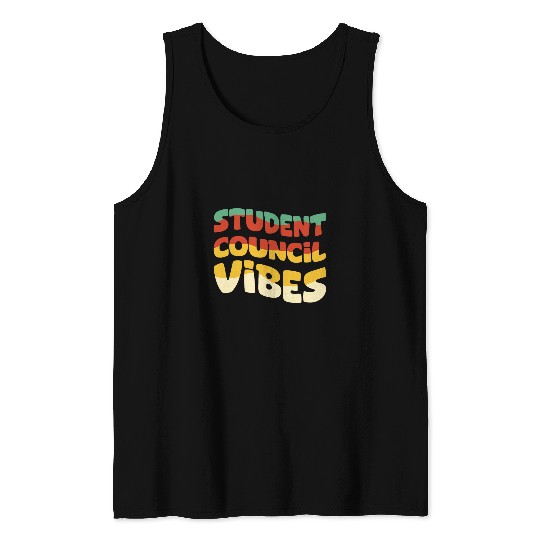Student Council Vibes 5 Tank Tops