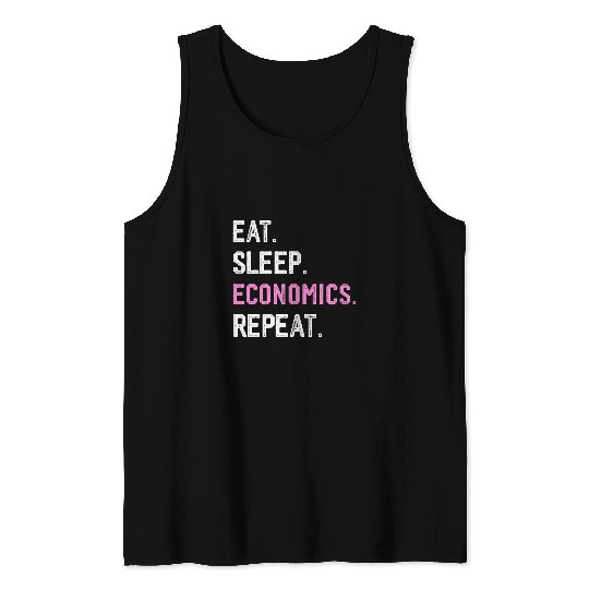 Funny vintages economics teacher women economics professor Tank Tops