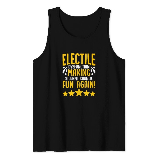 Student Council School Student Organization Class President 3 Tank Tops