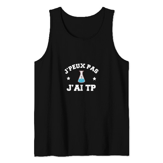 JPeux Pas Jai TP University Practical Work Student Tank Tops