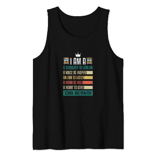School Bus Job Student Delivery Specialist Tank Tops