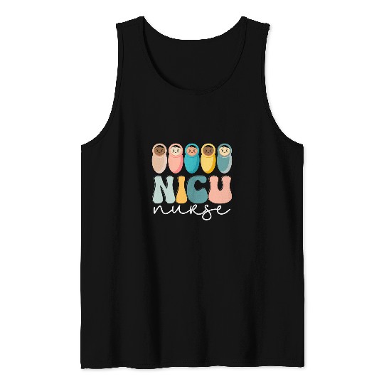 Nicu nurses Mother Baby nurses Postpartum Tech Neonatal ICU Tank Tops