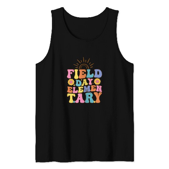 Field Day Elementary  for Teacher Kids Field Day Tank Tops