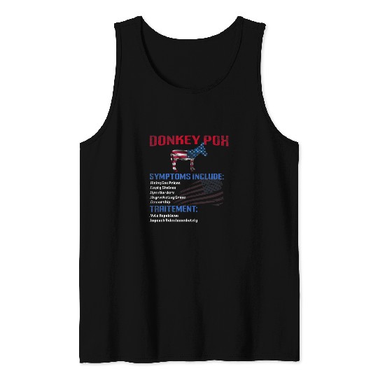 donkey pox  disease destroying america donkeypox Tank Tops