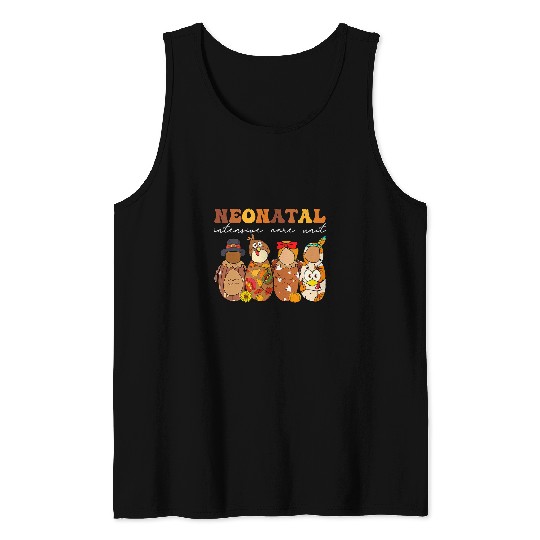 NICU Neonatal Intensive Care Unit Turkeys Thanksgiving Tank Tops