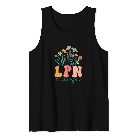 Groovy Wildflower Licensed Practical nurses Tees Tank Tops