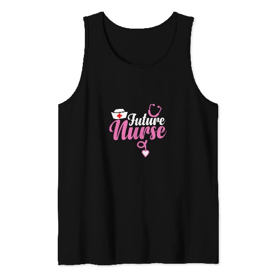 nurses Life I Funny Nursing Student I Future nurses Tank Tops