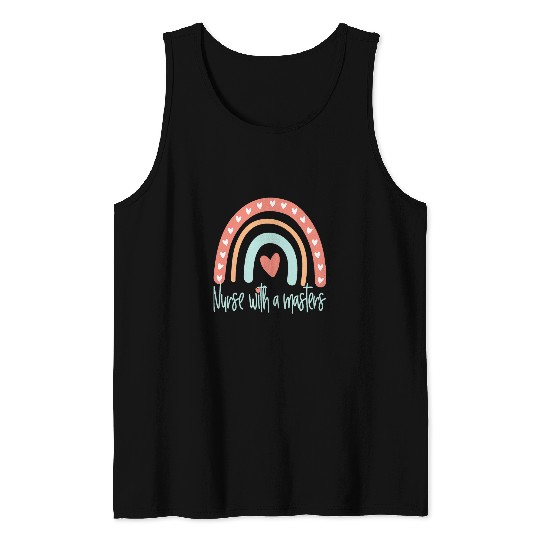 nurses Masters Degree MSN Nursing Student Graduation Tank Tops