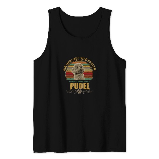 Poodles 464 Poodle dog Tank Tops