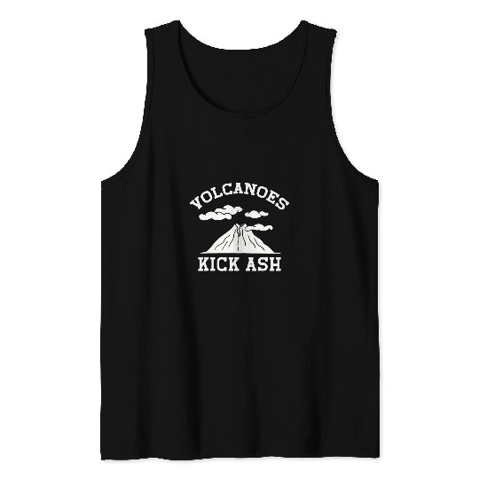 Volcanoes Kick Ash 4 Tank Tops