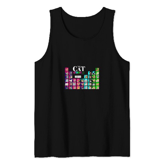 Periodic Able Of Cats Science Chemistry Student Eacher Tank Tops